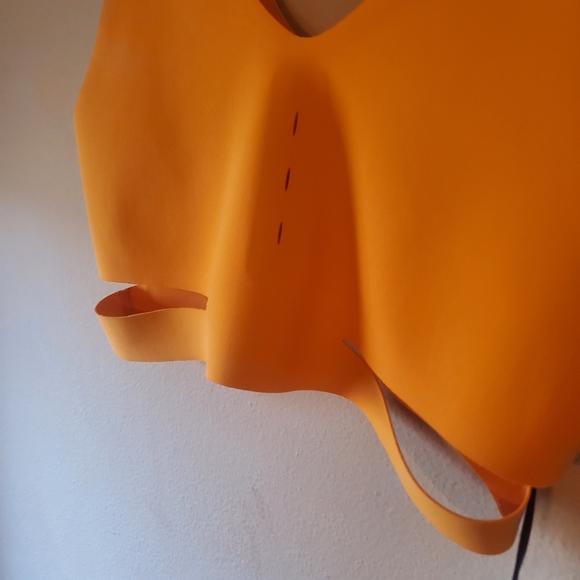 Nike Orange Sport Bra, Size Medium - Picture 5 of 7